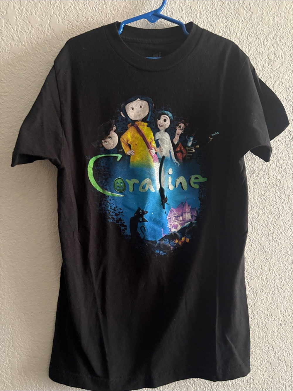 Coraline Graphic T-Shirt in Black